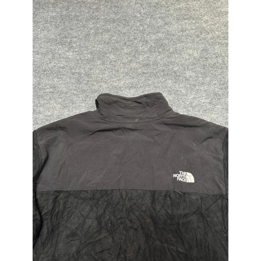 The North Face Denali Polartec Fleece Jacket Mens Large Black Full Zip Outdoor‎